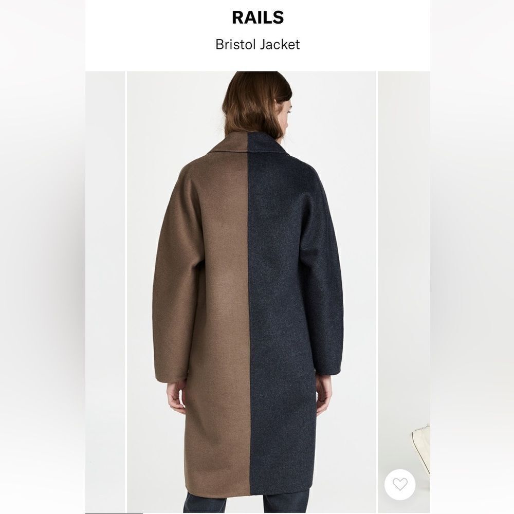 Rails Colorblock Bristol Long Over Coat - image 4